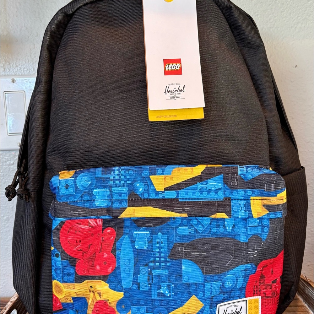 Herschel Supply Co. x LEGO Classic XL Backpack “Abstract Bricks,” BNWT